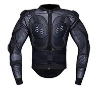 YuanDiann Moto Armure Veste de Protection Pare Pierre Cross Motard Gilet de Protection Cyclisme Patinage Snowboarding Plastron avec Protection de la Poitrine et Dos Noir 3XL