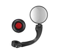 YuanDiann Rétroviseur de vélo rond convexe HD grand angle réglable 360 degrés vélo ebike guidon rétroviseur VTT guidon vélo guidon miroir avec réflecteur (1)