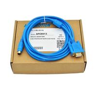 YUANFAHHH câble de programmation Câble de programmation PLC série Nais FP0 FP2 FP-M FP-X FP-E FP-G AFC8513 compatible avec WIN7/XP(Blue-Magnetic Ring,2m)