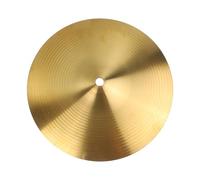 YUANGANG 1Pcs Ensemble de cymbales en laiton pour percussion Splash Crash Hi Hat Jazz - 25,4 cm