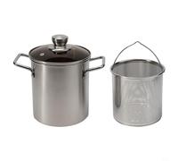 YUANGANG Friteuse en acier inoxydable 304 avec filtre pour frites, légumes, viande, wontons, LK6JB8P182NT71J4VW475XI104PG8D