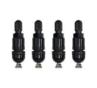 YUANGANG Kit de réparation de tige de valve de capteur de pression des pneus TPMS, 4 pièces, design en métal, pour outils de réparation de pneus de la série 5, noir, V2Z7V2HKVT9E4W52M4ZDS