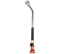 YUANGANG Lance d'arrosage professionnelle en acier inoxydable avec panier suspendu pour jardin, lavage de voiture (2,5 cm)