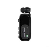 YUANGANG Mini microphone cravate stéréo à condensateur compatible avec microphone cravate sans fil à clipser Noir