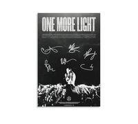 Yuangoes Linkin Poster décoratif sur toile avec autographe et musique du groupe de rock Park Live - 30 x 45 cm