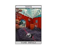 Yuangoes Tame Poster décoratif sur toile pour album de musique Impala - Collage vintage - Pour chambre à coucher - 30 x 45 cm