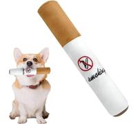 YuanHolumid 1 jouet couineur pour chien, jouet fantaisie amusant pour chien, cigare couineur, jouet interactif pour chien, cigarette à mâcher pour chiens de petite, moyenne et grande taille,