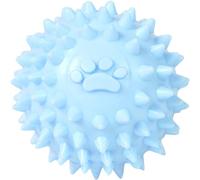 YuanHolumid Balle à picots à mâcher interactive pour chiens de petite et grande taille - 6,1 cm - Balle en caoutchouc - Ne couine pas - Pour mâcheurs agressifs et lourds - Bleu