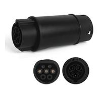 Yuanjoy Adaptateur de Charge EV Type 1 vers Type 2, Adaptateur de câble de Charge EV avec Clip antivol, convertisseur de Chargeur de Voiture, Adaptateur de Charge pour véhicule électrique