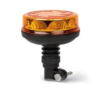 Yuanjoy Gyrophare LED, Feu de Signalisation Orange, 6 Modèles Clignotants et 3 Modèles Rotatifs 1 Mode Croisière avec Boutons 12V-24V DC IP67 pour Voiture, Quad, Tracteur, Chariot Élévateur