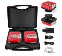Yuanjoy Kit De Feux Arrière Magnétiques Sans Fil Pour Remorque, LED Étanches 12/24V Avec Homologation ECE/EMV, Pour Camions, Caravanes Ou Véhicules Utilitaires