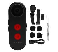 YUANKEECE Caméra de feu arrière de vélo avec Objectif Grand Angle 170°, vidéo HD 1080P, 6 Modes d'éclairage, étanche IPX6, Verrouillage d'urgence, pour Application Smartphone, (64G)