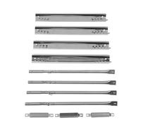 YUANKEECE Ensemble de tuyaux de plaques chauffantes de rechange pour grille en acier inoxydable Tuyau de plaque chauffante de gril à gaz polyvalent et facile à installer pour gril à gaz