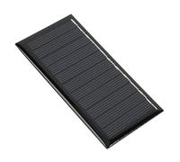YUANKEECE Lot de 2 panneaux solaires à haut taux de conversion en polysilicium 0,5 W 5,5 V pour appareils d'éclairage de rue