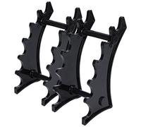 YUANKEECE Organisateur porte-pinceaux de maquillage, présentoir de stylo acrylique, design à 6 fentes, matériau durable, large application, solution de stockage, Noir , Casual