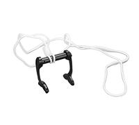 YUANKEECE Pince-Nez de Natation pour apnée avec Sangle Anti-Perte, idéal pour l'entraînement des débutants en plongée. (Noire)