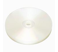 YUANKEECE pour l'artisanat de CD Transparents, disques de Peinture DIY, Bords polis Transparents, Paquet de 10, décorations de fête, Stockage à Long Terme, Pas de Vrais CD