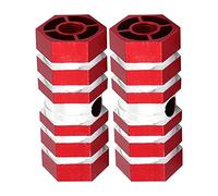 YUANKEECE Repose-pieds de vélo, pédales d'essieu arrière légères, conception compacte pour la protection du changement de vitesse, pour VTT, BMX, vélo pour enfants (Rose Rouge)