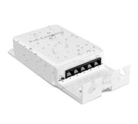 YuanLey Extension PoE d'extérieur 1 à 4, entrée 802.3af/at/bt 90 W, sortie 60 W, mini répéteur avec 5 ports, étanche IP66, Vlan, rallonge jusqu'à 250 m, commutateur passthrough non géré, montage mural