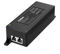 YuanLey Gigabit Injector PoE 60W, Injecteur PoE++ Convertit Non-PoE en Réseaux PoE++, 802.3bt/at/AF, 10/100/1000Mbps Adaptateur PoE Plug & Play, Distances Jusqu'à 100 Mètres, Montage Mural