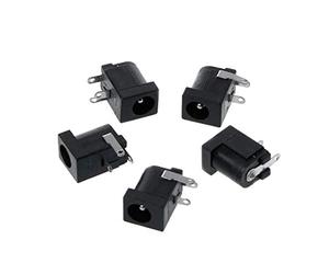 Yuanmaoao Lot de 5 connecteurs de connecteurs de raccordement CCP 5,5 x 2,1 mm DC-005 CC