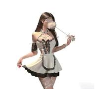 YUANMO Ensembles de lingerie sexy en dentelle française costumes de soubrette robes Lolita