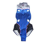 YUANMO Maillot de Bain pour Femme DVa Cosplay écolière Maillot de Bain Body Maillot de Bain Une Pièce (Bleu foncé, XX-Large)