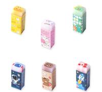 Yuannee Gommes Enfant,6 PCS Gomme Crayon Papeterie Aesthetic Parfumée à Motif Dinosaure Fournitures Scolaires Kawaii pour École Bureau Forme Rectangulaire Colorée