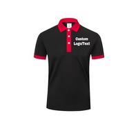 YUANOU Polo Personnalisé avec Logo Brodé pour Homme et Femme - Polo De Travail pour Entreprise, Hôtellerie et Équipe Color8,XL