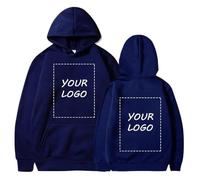 YUANOU Sweat À Capuche Personnalisé pour Couple, Ajoutez Votre Propre Photo/Texte/Logo - Pull DIY Gray5,S