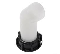 Yuanpgky 1000L pour réservoir d'eau de pluie IBC Bec de sortie avec robinet fileté 55mm/60mm pour l'irrigation de jardin, l'agriculture et le stockage de l'eau en plein air - Drain en plastique V