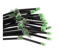 Yuanpgky 20pcs Lumineux Anti pour la Pêche en Mer avec Sinker Snaps, Connecteur d'équilibre Leurre Trace Snap Links pour émerillons, 2,3 g/pièce, ABS + Acier + Fer Noir