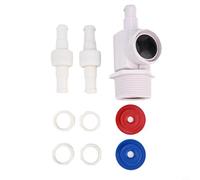 Yuanpgky 9-100-9001 Connecteur avec tuyau pivotant D20 et écrou de tuyau d'alimentation D15 compatible avec Polaris 280 380 480 Pro et pour nettoyeur de piscine Zodiac