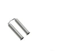 Yuanpgky 902 Pince à épiler coudée spéciale fer à souder pour dessouder, outil de pointe chauffante 75 W compatible avec manche 907M, 2 pointes de pince à épiler en acier argenté