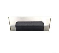 Yuanpgky Abreuvoir à mastic en acier inoxydable avec prise en main ergonomique et coins sans couture pour travaux de plâtrage, de ciment et de carreaux de brique en tailles de 30,5, 35,6 et 40,6 cm