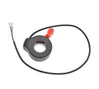 Yuanpgky Accélérateur d'accélérateur de pouce pour scooter électrique avec capteur Hall, contrôleur de doigt étanche 5 V pour modèles Xiaomi, poignée en ABS 44 x 22 mm (noir/rouge)