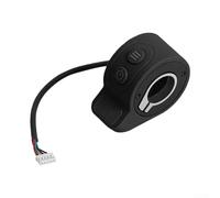 Yuanpgky Accélérateur d'accélérateur pour trottinette électrique HX X6 X8 - Accessoire de contrôleur de vitesse avec câblage renforcé, contrôle fluide (pour X8-noir)