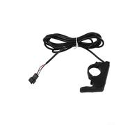 Yuanpgky Accélérateur électrique pour vélo électrique à 3 broches - Contrôle de vitesse - Compatible avec les systèmes 24 V-84 V - Montage sur guidon gauche ou droit - Matériau ABS