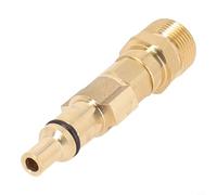 Yuanpgky Adaptateur à baïonnette M22 filetage mâle pour nettoyeur haute pression LAVOR Parkside en laiton 160 bar 2000 PSI Débit max 30 L/min 60 °C Température nominale