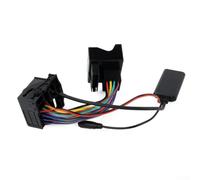 Yuanpgky Adaptateur AUX avec microphone pour X3 (E83), Z4 (E85/E86), et (R50/R53) - Récepteur audio sans fil 5.0, entrée 5-12 V, micro 0,5 m