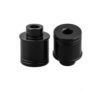 Yuanpgky Adaptateur de conversion axe traversant de 12/15 mm à 9 mm à moyeu à dégagement rapide pour Hope et moyeux compatibles, pour aluminium 7075 usiné CNC, comprend 1 paire (2 pièces) (2 pièces de
