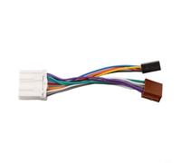 Yuanpgky Adaptateur de fil de conversion ISO pour autoradio - Interface 16 broches compatible avec les véhicules 1995-2006
