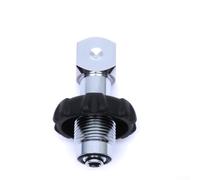 Yuanpgky Adaptateur de remplissage de réservoir de plongée DIN vers étrier pour remplissage de cylindre 300 bar en laiton chromé