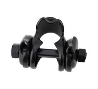 Yuanpgky Adaptateur de serrage en acier carbone pour tige de selle de vélo avec design en dents de scie pour tube de selle de 24 mm et selles à double voie, noir