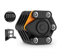 Yuanpgky Antivol pliable pour VTT et vélo de route, alliage d'acier épais de 5 mm avec revêtement ABS, serrure de sécurité à mot de passe sans clé, compatible avec vélo électrique