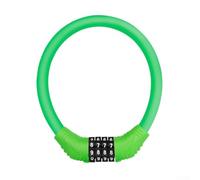 Yuanpgky Antivol portable à combinaison à 4 chiffres, câble antivol résistant aux intempéries en alliage de zinc pour vélo, moto, scooter, équipement de plein air - Noir (vert)