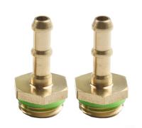 Yuanpgky Baguette de pulvérisation réglable en acier inoxydable avec poignée verrouillable, ardillons en laiton pour tuyaux de 0,9 cm et 0,6 cm, ensemble de baguettes de pulvérisation de jardin de