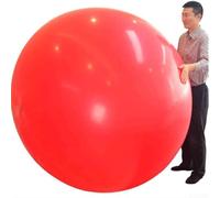 Yuanpgky Ballon rond géant en latex épais pour anniversaire, mariage, fête, festival, carnaval - 183 cm