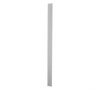 Yuanpgky Bande d'étanchéité latérale type F pour porte de douche coulissante sans cadre, 2 x 0,5 m en PVC transparent étanche avec solide (8 mm)