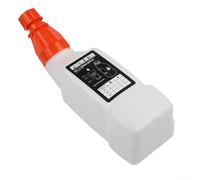 Yuanpgky Bidon de mélange de carburant et d'huile de 1 L pour 2 équipements de jardin - Précision 50:, 40:, 35 : & 25 : Ratios, bouchon anti-fuite, compatible avec débroussailleuse